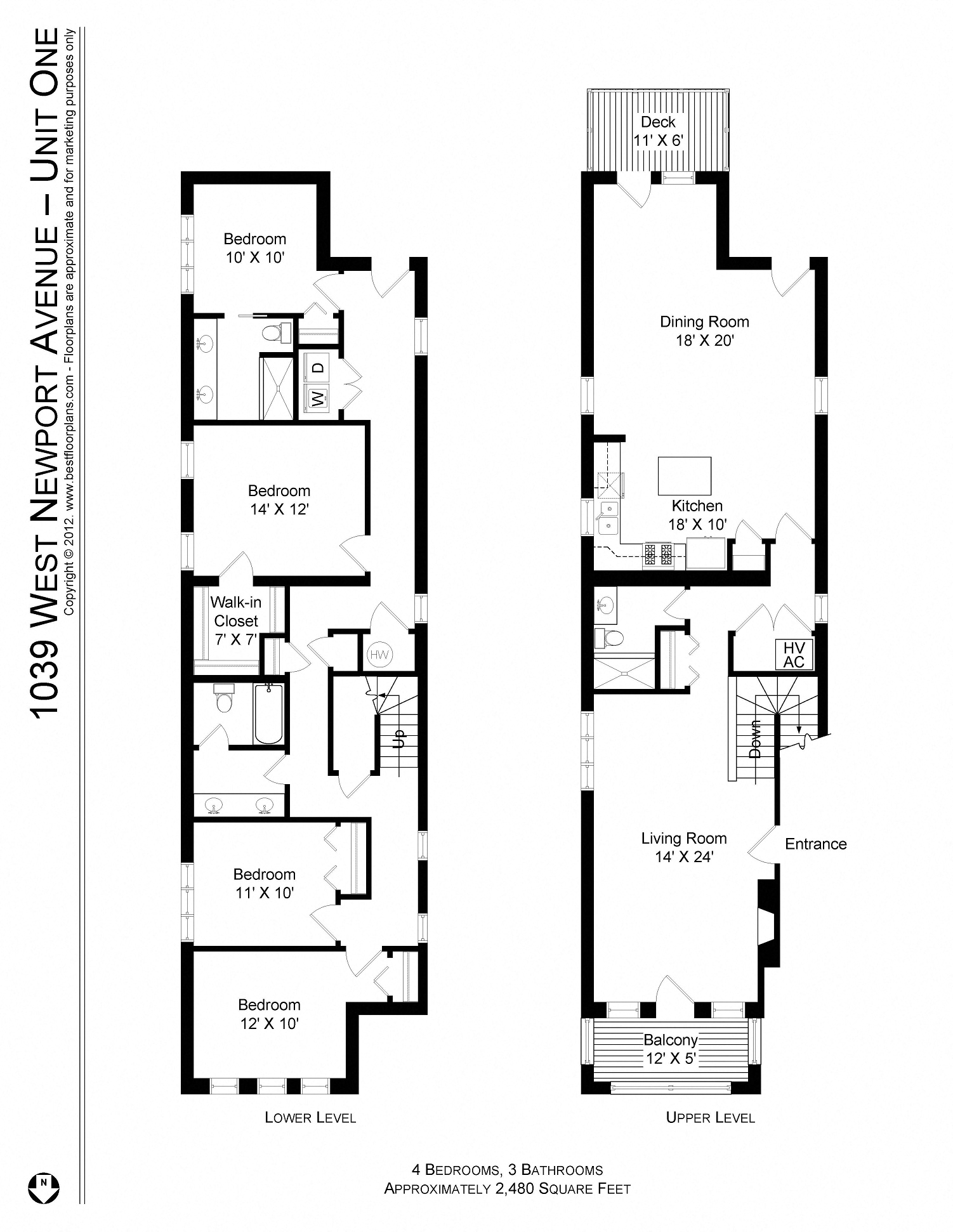 1039 W. Newport 2-4 Beds Apartment for Rent - Photo Gallery 32